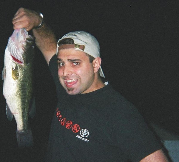 Me with my biggest bass @ Scoville Reservoir